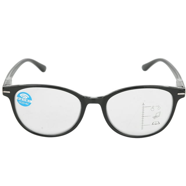 Gafas De Lectura Multifocales Con Bloqueo De Luz Azul Y Negra, Gafas Para Presbicia Simples Para Personas Mayores+300