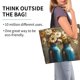 thumbnail image 2 of Balery Rustic Daisy Mason Jars Bolsa Tote Estilo Estético con Cremalleras, Bolsa de Hombro, Bolsa de Compras Grande y Plegable, 2 of 8