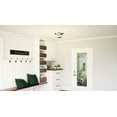 thumbnail image 2 of Quoizel Aviva Integrated LED Matte Black Semi-Flush Mount - Matte Black, 2 of 2