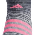 thumbnail image 5 of Adidas Women's Superlite No Show Socks 6-Pair, Onix Grey/Grey/Lucid Pink, Medium, 5 of 5