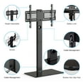 FITUEYES Universal TV Stand Base with Swivel Mount Height Adjustable