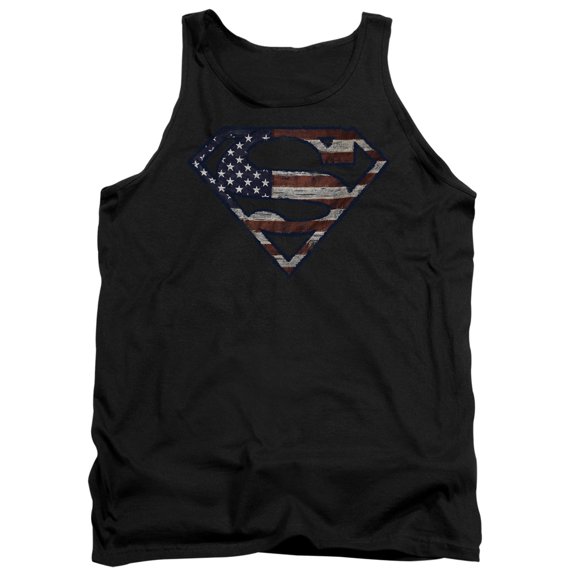Superman - Wartorn Flag - Tank Top - XX-Large