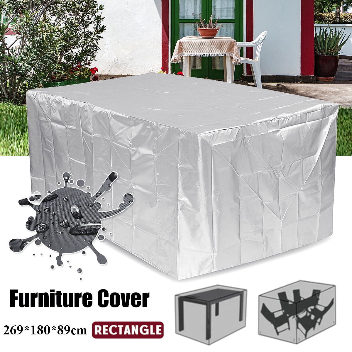 269x180x89cm Waterproof Garden Patio Furniture Cover Outdoor Table Chairs Sofa Air Conditioner Walmart Canada