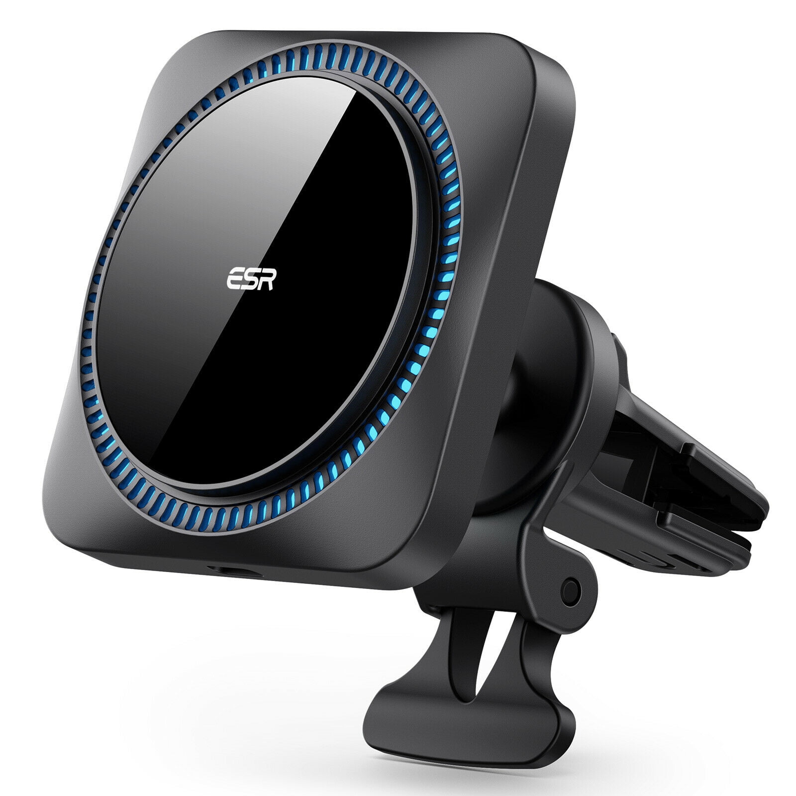 ESR HaloLock MagSafe Wireless Car Charger with CryoBoost, Compatible with iPhone 13/12 Series Phones and Magnetic Cases, Fast Charging, Phone Cooling Charger, Frosted Onyx