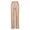 Rose Gold, variant on Tqyyweavej Sequin Pants for Women High Rise Sparkly Glitter Baggy Ribbed Trousers Wide Leg Solid Color Lounge Pants Size S to 3XL