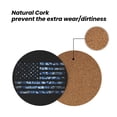 thumbnail image 4 of Xecao Navy Camouflage American Flag for MDF Cork Coaster 4 Pcs,Drink Coasters,Suit for House Warming Gifts New Home ,Coffee Table Decor-Round Shape, 4 of 7