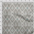 thumbnail image 3 of oneOone Silk Tabby Fabric Geometric Ikat Fabric Prints By Yard 42 Inch Wide, 3 of 4