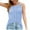 Sky Blue, variant on YYDGH Women's Tank Tops Summer Loose Tanks Casual Sleeveless Blouses Tops Knit Camis Sweater Shirts Blue L