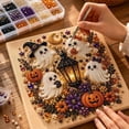 thumbnail image 5 of Halloween Ghost Pearl Art DIY Kit, 3D Plastic Pearl Painting Kit Ghost Design for Home Wall Decor for Adults and Beginners, handmade wall decor supply C, 5 of 6