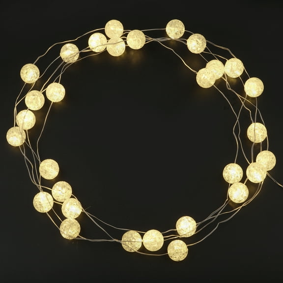 30ct. Crackle Ball LED String Lights by Ashland™
