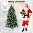 thumbnail image 3 of Costway 6 FT Artificial Christmas Tree with 806 Branch Tips, 270 Warm White LED Lights, 3 of 10