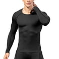 thumbnail image 2 of Camisa de compresión Queerier Athletic de manga larga para hombre, 2 of 7