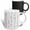Multicolor, variant on 3drose, Minimal Mod Stripe and Dot, 11oz Two-tone Green Mug