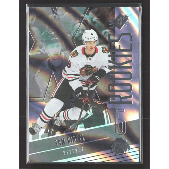 2026 Upper Deck SPx Silver Hockey Card 124 Sam Rinzel Chicago Blackhawks