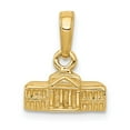 thumbnail image 1 of FB Jewels 14K Yellow Gold 3-D White House Pendant, 1 of 5