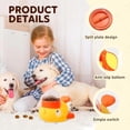 thumbnail image 3 of Duck Cat Treat Dispenser, Duck Dog Treat Dispenser for Indoor Pets, Ducks Dog Feeder with Button, Ducks Treat Dispensers, Interactive Treat Dispensing for Medium and Small Cats,Dogs (Yellow*1pcs), 3 of 7