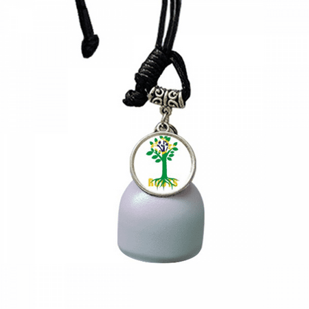 

Brazil Ancestral Faly Flag Roots Wind Chimes Bell Car Pendant