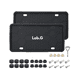 thumbnail image 2 of 2 pzs Porta Placas Universal Accesorios Para Autos De Silicon Lab.G Negro, 2 of 4