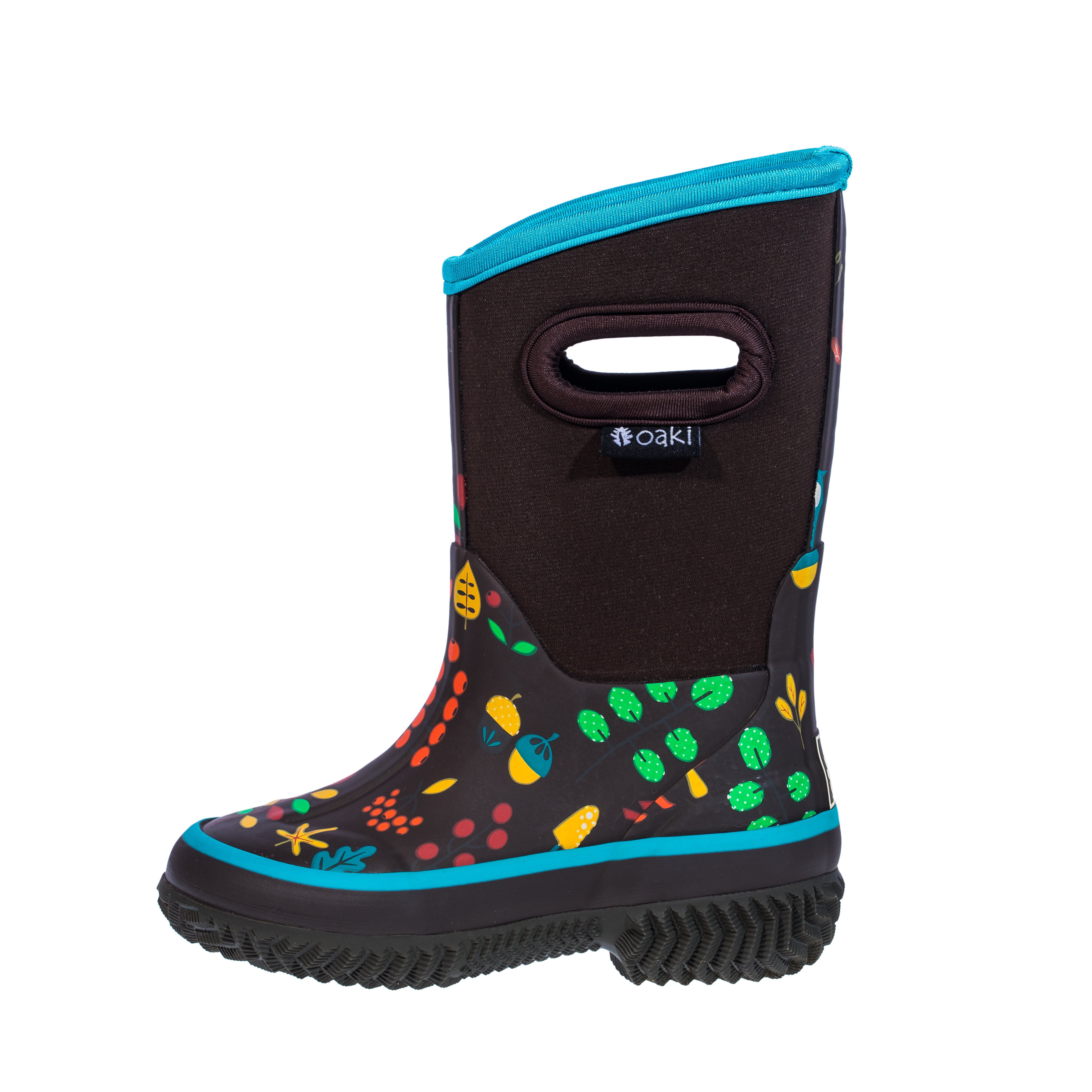 OAKI Kid's Neoprene Rain Boots Muck Boots Snow Boots