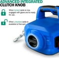 thumbnail image 6 of Landworks Electric Portable Towing Winch - 48V 2Ah Battery System, 1/2 Ton Max, 6 of 6