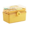 thumbnail image 2 of Storage Box, 3 Layer Large Capacity Partitioned Lightweight Water Proof First Aid Kit for Home Outdoor, 2 of 7