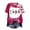 Hot Pink, variant on Womens Bleached Sublimation Blanks Shirts Leopard Graphic Tees Tops Short Sleeve Polyester Tshirts Cute Items Clothes Wine,Size XXL