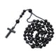 thumbnail image 5 of Collar de crucifijoCollares de piedras naturales Collar de cuentas naturales de ágata Collar de cadena de suéter fiel a su promesa Jadeshay  A, 5 of 8