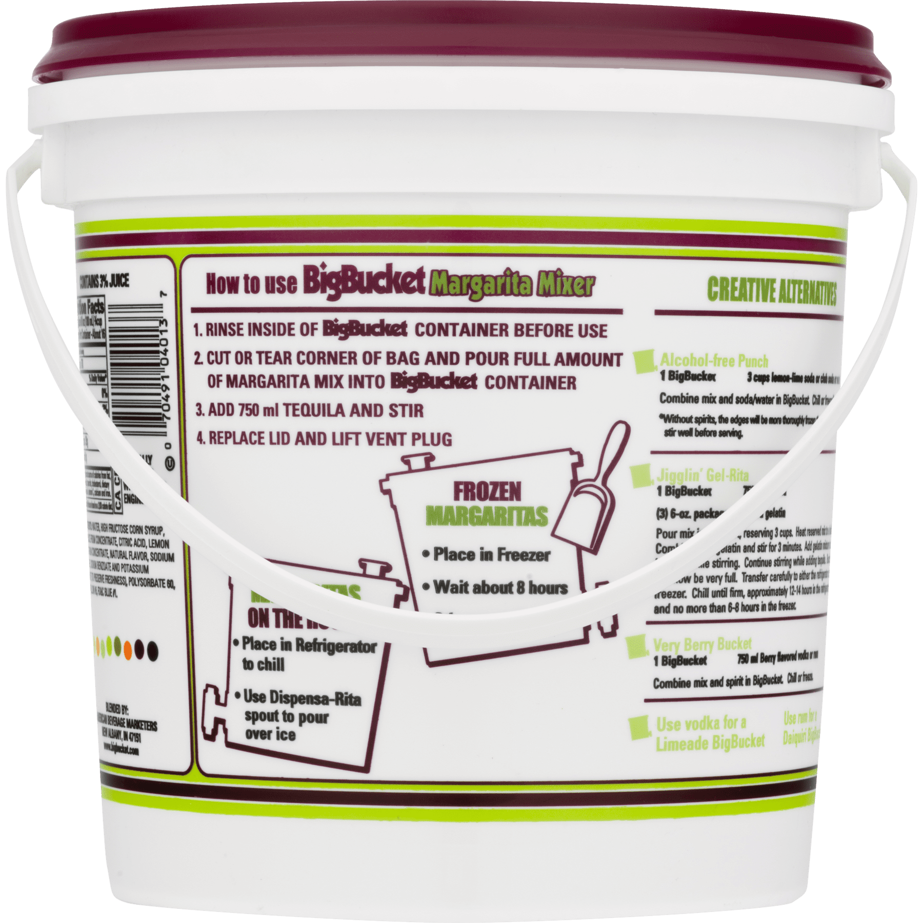 Master of Mixes Big Bucket Margarita Mix, 96 Fl Oz