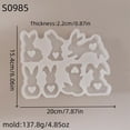 thumbnail image 5 of Silicone Ornament Mold Crafting Suitable for Making Easters Rabbits Creation Family Gatherings and School Project, 5 of 7