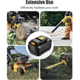 thumbnail image 5 of Abeden 40V 7500mAh Replacement Battery for Dewalt DCB404 DCB406 DCB407 DCB114, Lithium Ion Premium Battery Compatible with All 40V MAX Tools (1Pack), 5 of 8