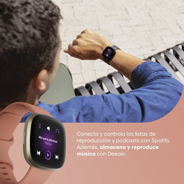 Gps Reloj Inteligente Fitbit Versa Fitbit Versa 3,4 Cm LCD Plata