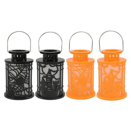 

4Pcs Halloween LED Candle Lamp Creative Hollow-out Light Party Night Light