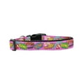 thumbnail image 3 of Pet Dog  Cat Nylon Collar or Leash, "Superhero Sound Effects Pink", 3 of 4