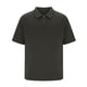 thumbnail image 3 of pstuiky camisetas de hombre, Blusa informal de manga corta con cuello vuelto y cremallera de color liso para hombre camisas casuales para hombre xxxl, 3 of 5