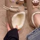 thumbnail image 3 of Forradas Calientes Zapatos Envoltura Punta Casual No Slip Impermeable para Interiores Al Aire Libre, 3 of 9