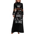 thumbnail image 1 of Mi escoba se rompió así que ahora le doy clases de ciencias a la maestra Vestido largo de Halloween Vestido para embarazadas Vestido verano 2024 mujer, 1 of 4