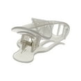 thumbnail image 7 of Unique Bargains 2pcs Plastic Hair Claws Hair Clips Hair Barrettes for Women Light Gray 3.39''x1.89''x0.91'', 7 of 7