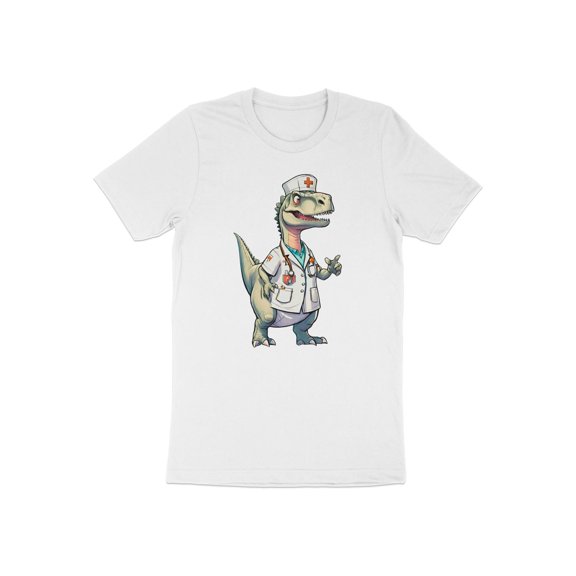 Funny Dinosaur Registered Pediatric Nurse Gift Women Girls T-Shirt Dinosaur Certified Nurse Birthday Holiday Presents Tshirt