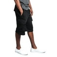 thumbnail image 6 of G-Style USA Men's Fleece Heavyweight Cargo Sweat Shorts FS76 - BLACK - 6X-Large, 6 of 7