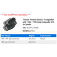 thumbnail image 2 of Throttle Position Sensor - Compatible with 1986 - 1990 Jeep Comanche 2.5L 4-Cylinder 1987 1988 1989, 2 of 2