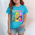 thumbnail image 2 of K pop Demon Chandail pour Filles, T-Shirt Graphique Mignon avec Dessin Animé, T-Shirt Tendance et Drôle, Chandail pour Enfants, Hauts Roses, Manches Courtes, Col Ras du Cou, 2 of 4