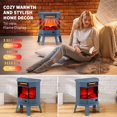 thumbnail image 2 of Chimenea eléctrica RealSmart de 56 cm, infrarroja, llama 3D, control remoto, 2 of 7