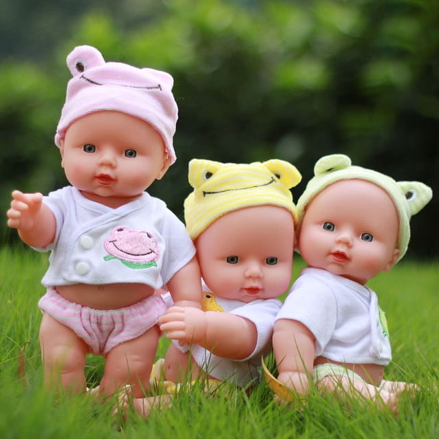 Muñeca de 30 cm, muñeca de juguete de vinilo suave, juguetes realistas para bebés, niños y niñas