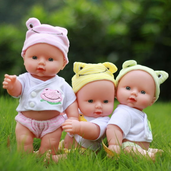 Muñeca de 30 cm, muñeca de juguete de vinilo suave, juguetes realistas para bebés, niños y niñas