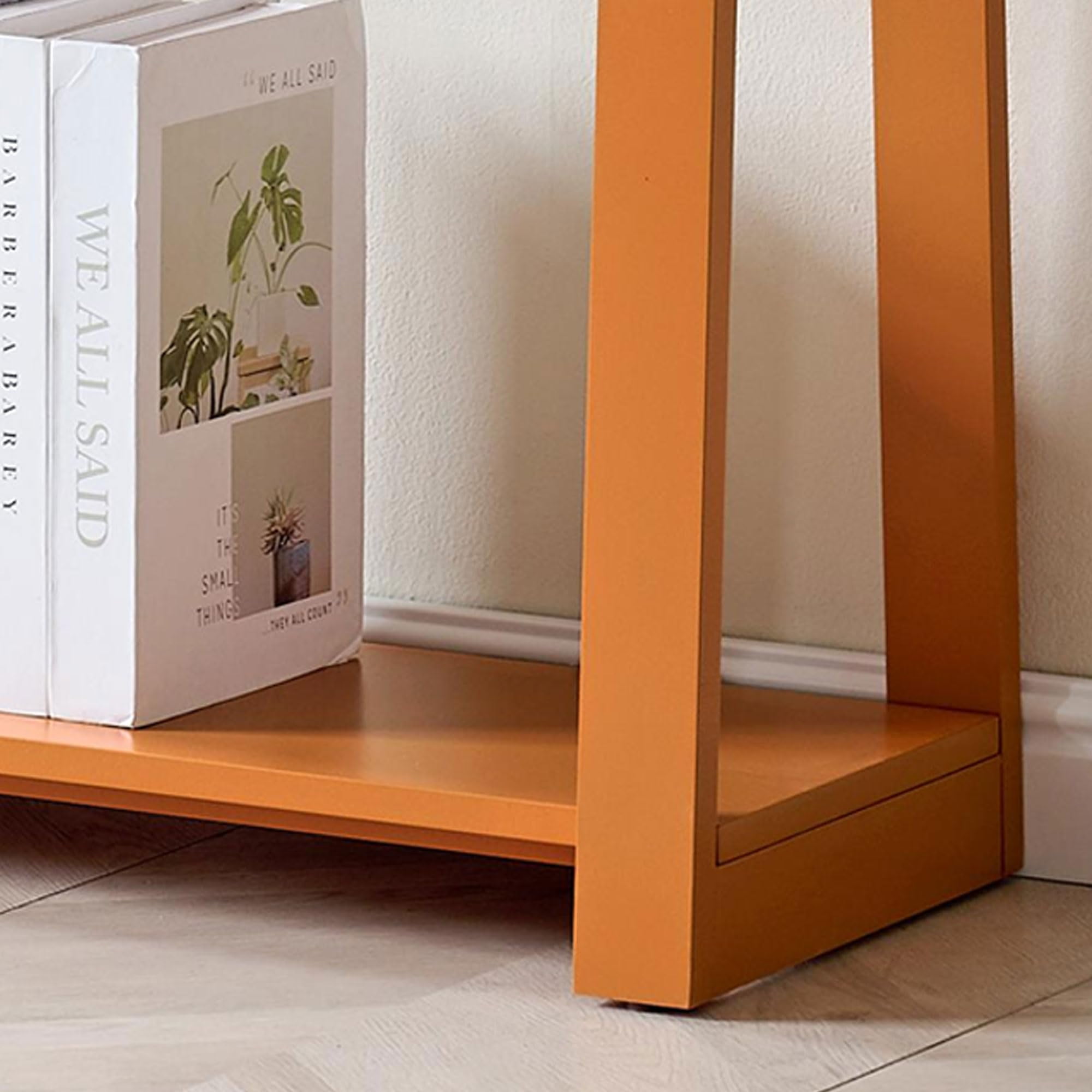 Kings Brand Furniture Emma Wood Console Sofa Table with Storage Shelf for Entryway, Hallway, Behind The Couch, Living Room, Foyer, Bedroom (Honey Ginger, 36 inches)