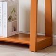 thumbnail image 3 of Kings Brand Furniture Emma Wood Console Sofa Table with Storage Shelf for Entryway, Hallway, Behind The Couch, Living Room, Foyer, Bedroom (Honey Ginger, 36 inches), 3 of 5