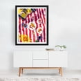 thumbnail image 3 of Where The Sun Finds Us - Painting Breakfast Watercolor Kitchen Decor Fruit Summer Illustration Cafe Black Framed Wall Art Print 8 x 10 inches, 3 of 4