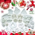 thumbnail image 4 of Clearance!Ymkly Kitchen Gadgets,Cake Cake Decoration Cocoa Christmas Set DIY Printing Fondant Cake Mould,Kitchen Utensils Set, 4 of 9