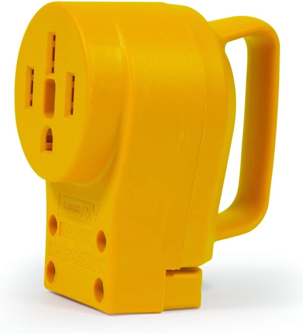 125 250V 50Amp Heavy Duty RV Female Replacement Receptacle Plug With E - Foto 7
