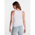 thumbnail image 3 of No Boundaries Ribbed High Neck Tank Top, Women's XXS-XXL, 3 of 5